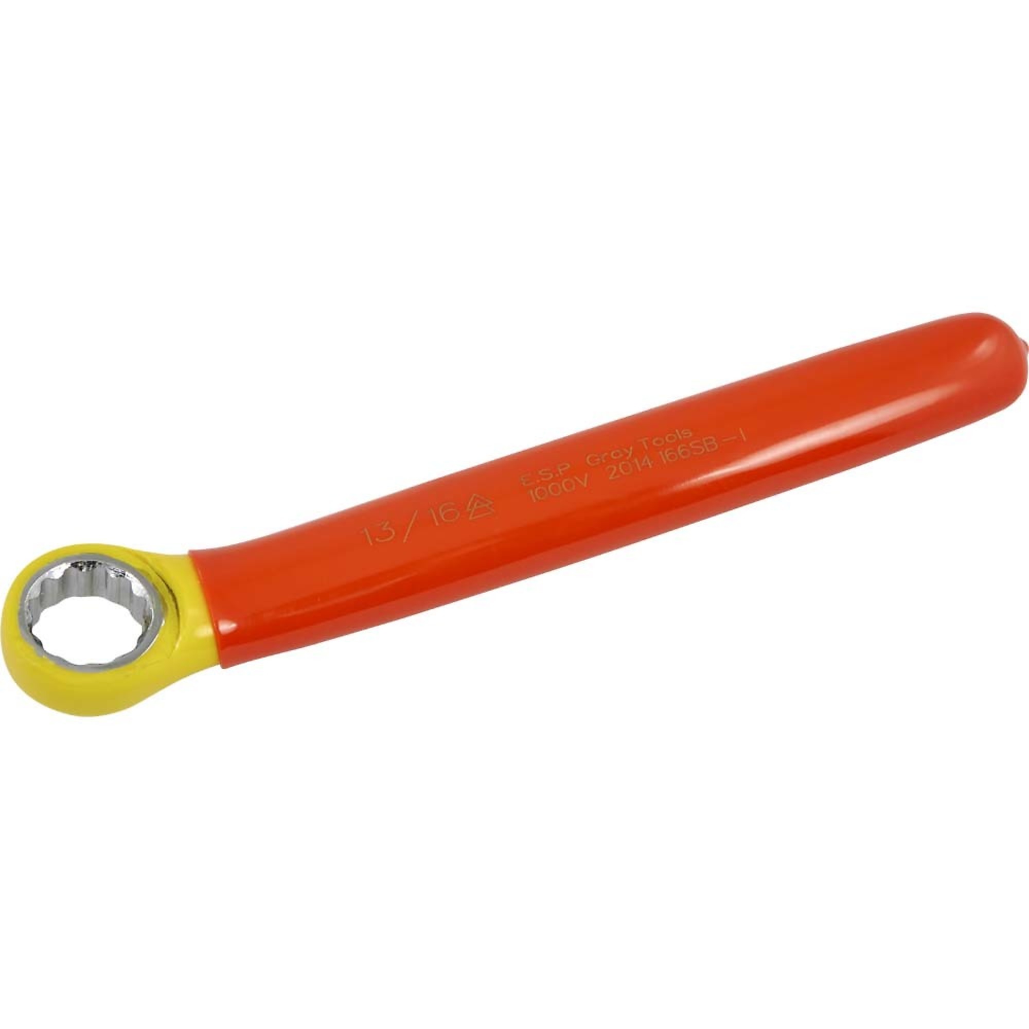 Gray Tools, Box End Wrench 13/16in., 1000V Insulated, Model# 166SB-I